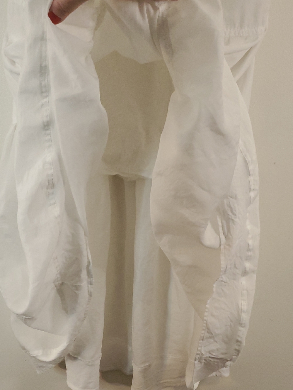 Mare Mare × Anthropologie Strapless White Halter Midi Dress Size Med Elegant - Picture 8 of 16